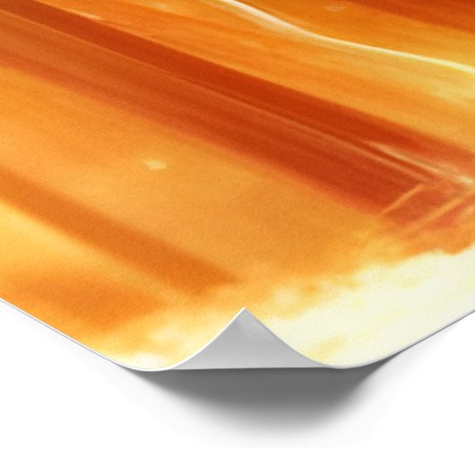 Rainbow Split Lightning Poster (Ecke)