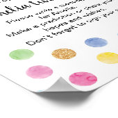 Rainbow Spot Birthday Time Kapselsigne Poster (Ecke)