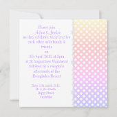 RAINBOW SPOT CRYSTAL WEDING INVITATION EINLADUNG (Rückseite)