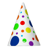 Rainbow Spots Party Hats Partyhütchen (Rechts)