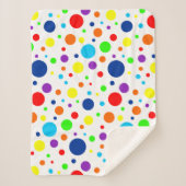 Rainbow Spots Sherpa Blanket Sherpadecke (Vorderseite)