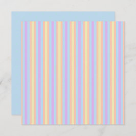 Rainbow Spots & Stripes Scrapbook, bedruckbar Einladung