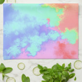 Rainbow-Spray-Effekt Teetuch Geschirrtuch (Gefaltet)