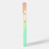 Rainbow Spring Pastete in Gradient Stripes Case-Mate iPhone Hülle (Rückseite / Links)