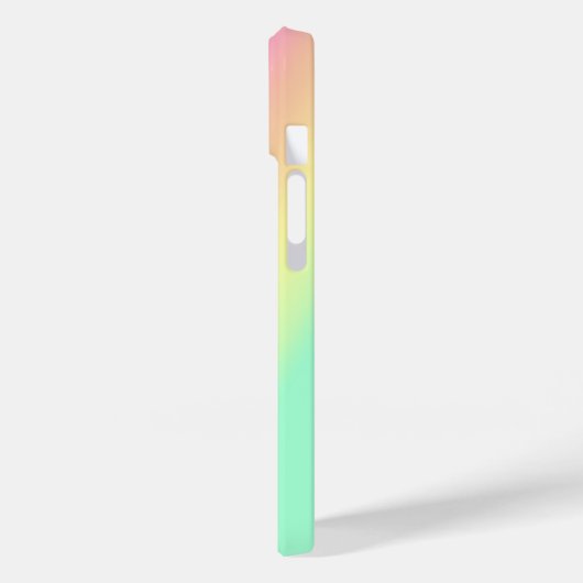 Rainbow Spring Pastete in Gradient Stripes Case-Mate iPhone Hülle (Rückseite / Links)