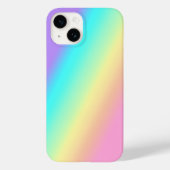 Rainbow Spring Pastete in Gradient Stripes Case-Mate iPhone Hülle (Rückseite)