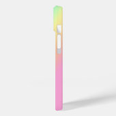 Rainbow Spring Pastete in Gradient Stripes Case-Mate iPhone Hülle (Rückseite / Links)