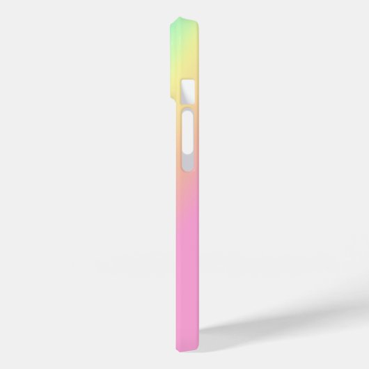 Rainbow Spring Pastete in Gradient Stripes Case-Mate iPhone Hülle (Rückseite / Links)