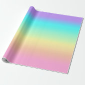 Rainbow Spring Pasteten in Gradient Stripes Geschenkpapier (Ungerollt)