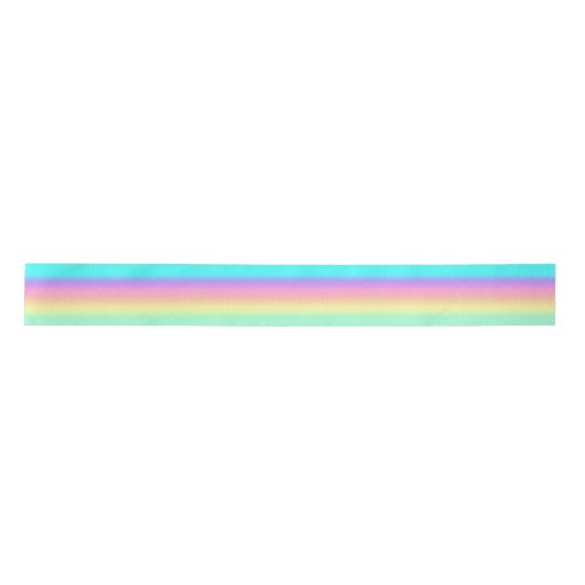 Rainbow Spring Pasteten in Gradient Stripes Satinband (Vorderseite)