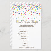 Rainbow Sprinkle Baby Showspiel DRUCKT (Vorne/Hinten)