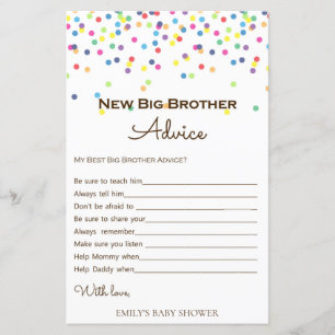 Rainbow Sprinkle Baby Showspiel DRUCKT