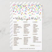 Rainbow Sprinkle Baby Showspiel DRUCKT (Vorne/Hinten)