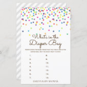 Rainbow Sprinkle Baby Showspiel DRUCKT (Vorne/Hinten)