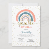Rainbow Sprinkle by Mail Einladung (Vorderseite)