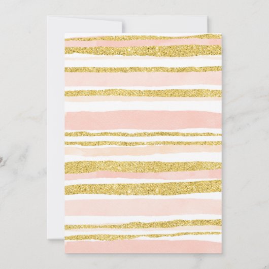 Rainbow Sprinkle by Mail Einladung (Rückseite)