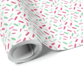 Rainbow Sprinkles Abrosexual Pride Flag Geschenkpapier (Rolleneckpunkt)