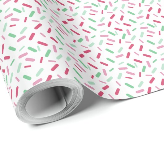 Rainbow Sprinkles Abrosexual Pride Flag Geschenkpapier (Rolleneckpunkt)