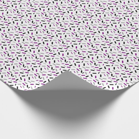 Rainbow Sprinkles Ace Asexual Pride Flag Geschenkpapier (Ecke)