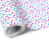 Rainbow Sprinkles Androgyne Pride Flag Geschenkpapier (Rolleneckpunkt)