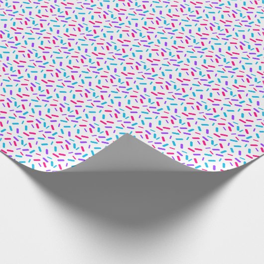 Rainbow Sprinkles Androgyne Pride Flag Geschenkpapier (Ecke)