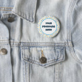 Rainbow Sprinkles AroAce Sunset Pride Flag Button (Beispiel)