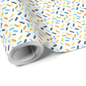 Rainbow Sprinkles AroAce Sunset Pride Flag Geschenkpapier (Rolleneckpunkt)