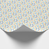 Rainbow Sprinkles AroAce Sunset Pride Flag Geschenkpapier (Ecke)