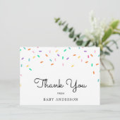 Rainbow Sprinkles Baby Danke (Stehend Vorderseite)