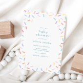 Rainbow Sprinkles Baby Sprinkle Einladung