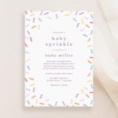 Rainbow Sprinkles Baby Sprinkle Einladung