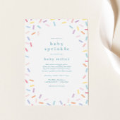 Rainbow Sprinkles Baby Sprinkle Einladung