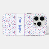 Rainbow Sprinkles Bigender Pride Flag Case-Mate iPhone Hülle (Rückseite (Horizontal))