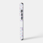 Rainbow Sprinkles Bigender Pride Flag iPhone Hülle (Linke Seite)