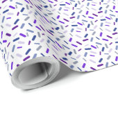 Rainbow Sprinkles Butch Lesbian Pride Flag Geschenkpapier (Rolleneckpunkt)