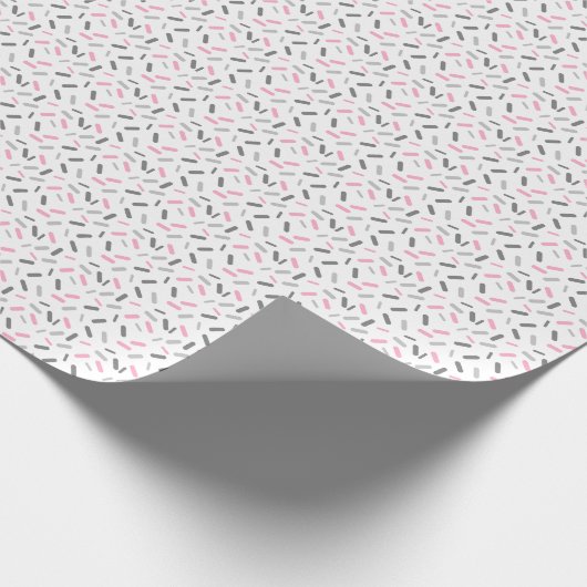 Rainbow Sprinkles Demigirl Pride Flag Geschenkpapier (Ecke)