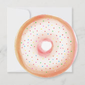 Rainbow Sprinkles Donut Baby Shower Sprinkle Einladung (Rückseite)
