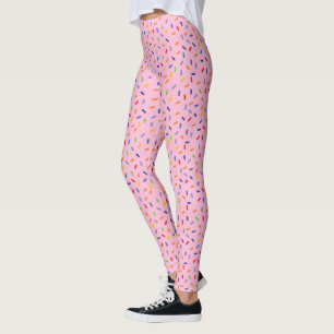 Rainbow Sprinkles Farbenfrohe Confetti Light Pink Leggings