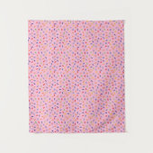 Rainbow Sprinkles Farbenfrohe Confetti Light Pink Wandteppich (Vorderseite)