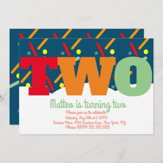 Rainbow Sprinkles farbenfrohe Geburtstagsparty Einladung