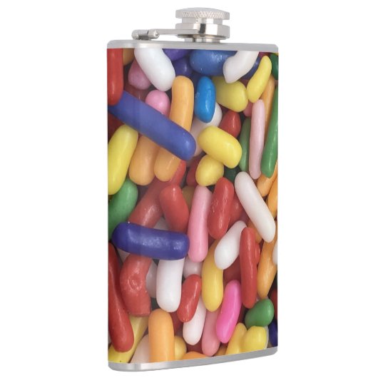 Rainbow Sprinkles Flachmann (Rechts)