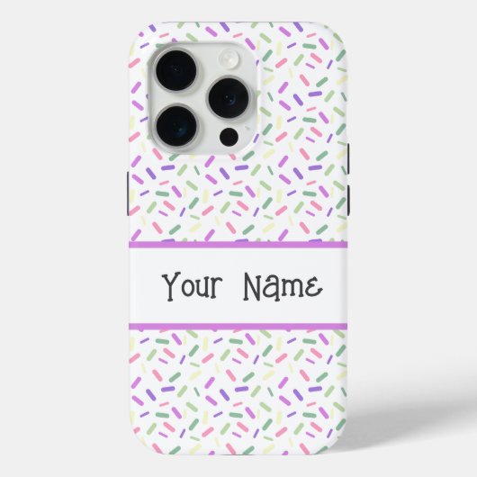 Rainbow Sprinkles Genderfade Pride Flag Case-Mate iPhone Hülle (Rückseite)