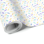Rainbow Sprinkles Genderfaun Pride Flag Geschenkpapier (Rolleneckpunkt)