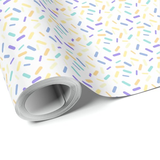 Rainbow Sprinkles Genderfaun Pride Flag Geschenkpapier (Rolleneckpunkt)