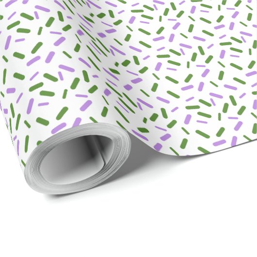 Rainbow Sprinkles Genderqueer Pride Flag Geschenkpapier (Rolleneckpunkt)