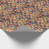 Rainbow Sprinkles Geschenkpapier (Ecke)