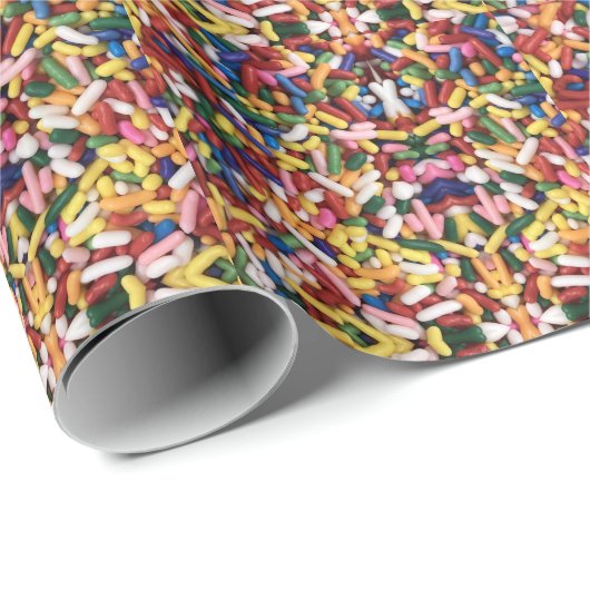 Rainbow Sprinkles Geschenkpapier (Rolleneckpunkt)