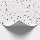 Rainbow Sprinkles Geschenkpapier (Ecke)