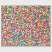 Rainbow-Sprinkles Geschenkpapier (Flach)