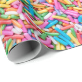 Rainbow-Sprinkles Geschenkpapier (Rolleneckpunkt)